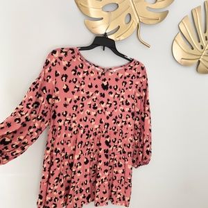 Cute leopard top